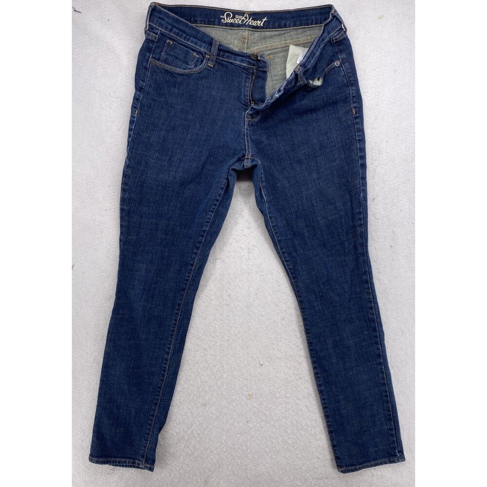 Old Navy The Sweetheart Jeans Women's 12L Dark Wash Straight Leg Denim